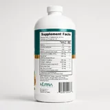 Super Collagen Joint Plus supplement facts label showing 6000mg collagen, turmeric, glucosamine, chondroitin