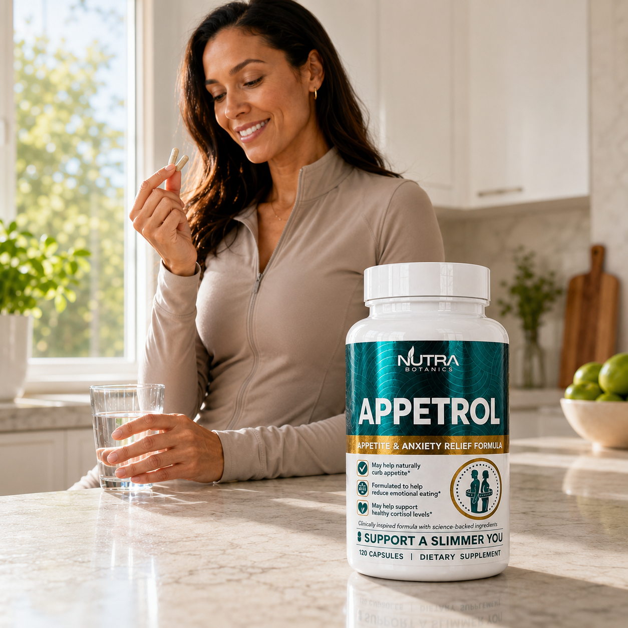 Appetrol three-capsule daily measured serving