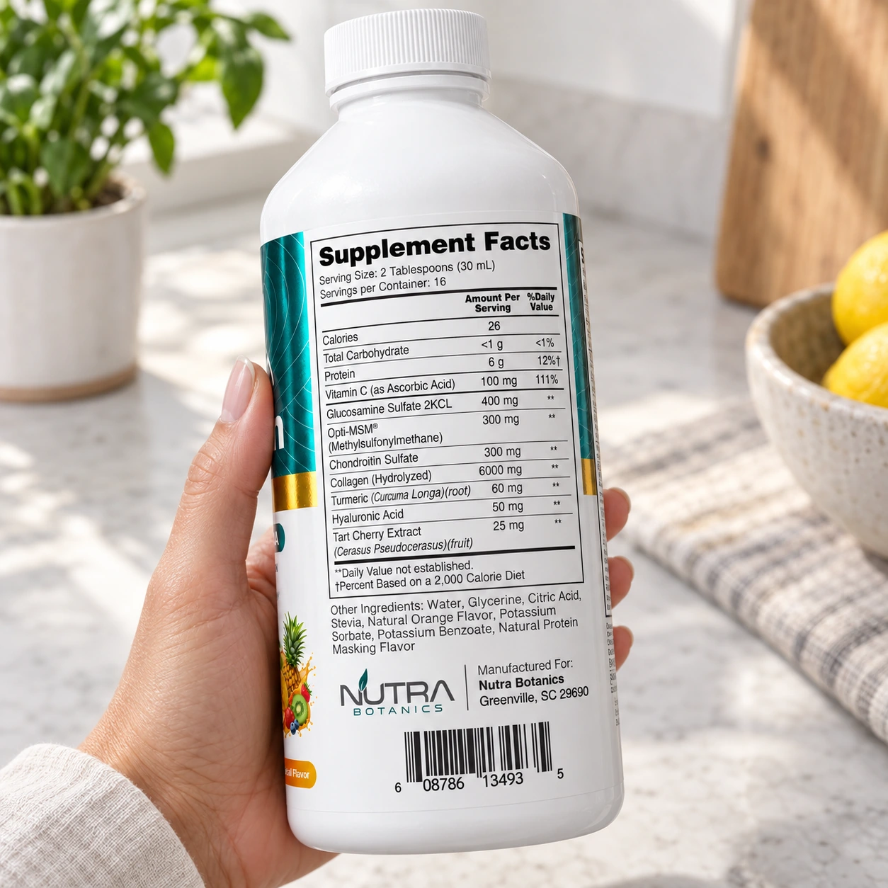 Super Collagen, información del suplemento en primer plano