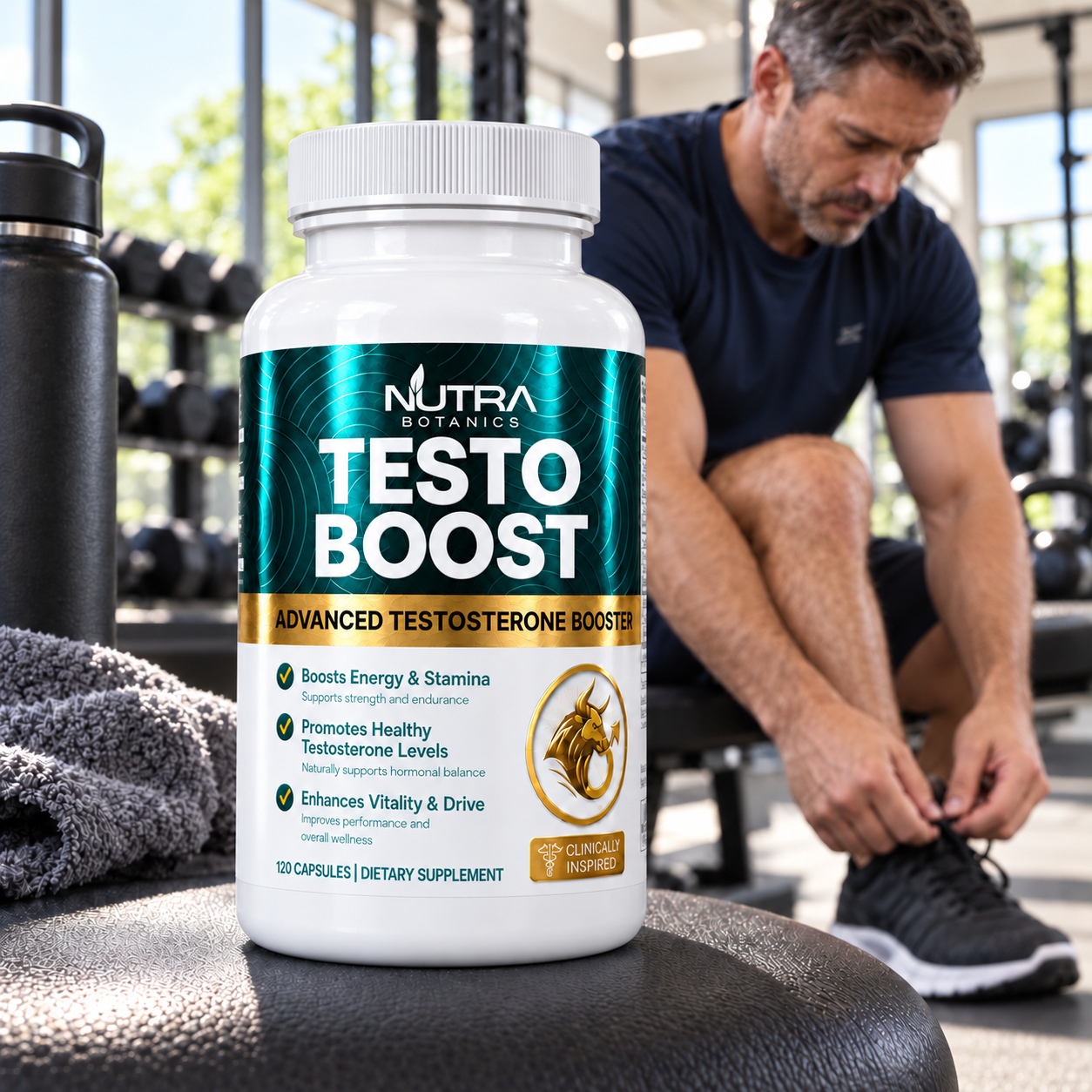 Men’s Vitality Formula, Lifestyle scene one