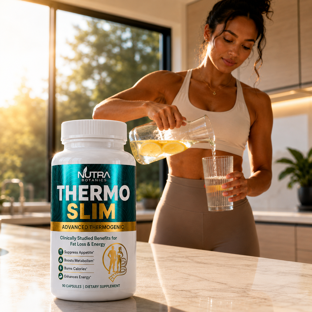 Thermo Slim three-capsule daily measured serving
