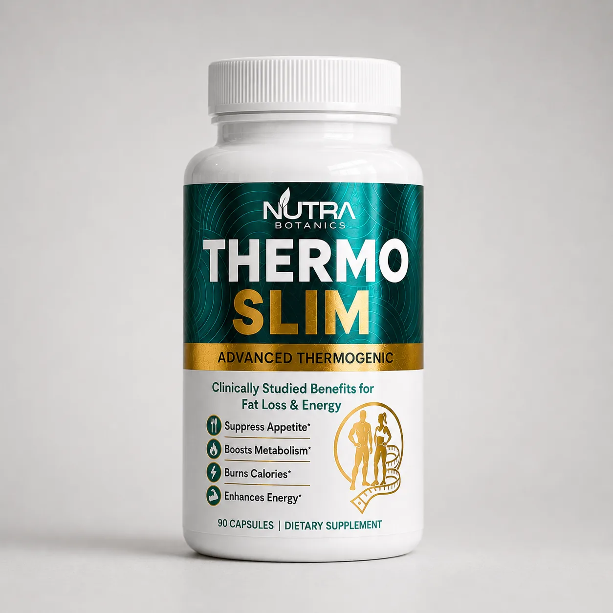 Thermo Slim Advanced Thermogenic 90 capsule bottle