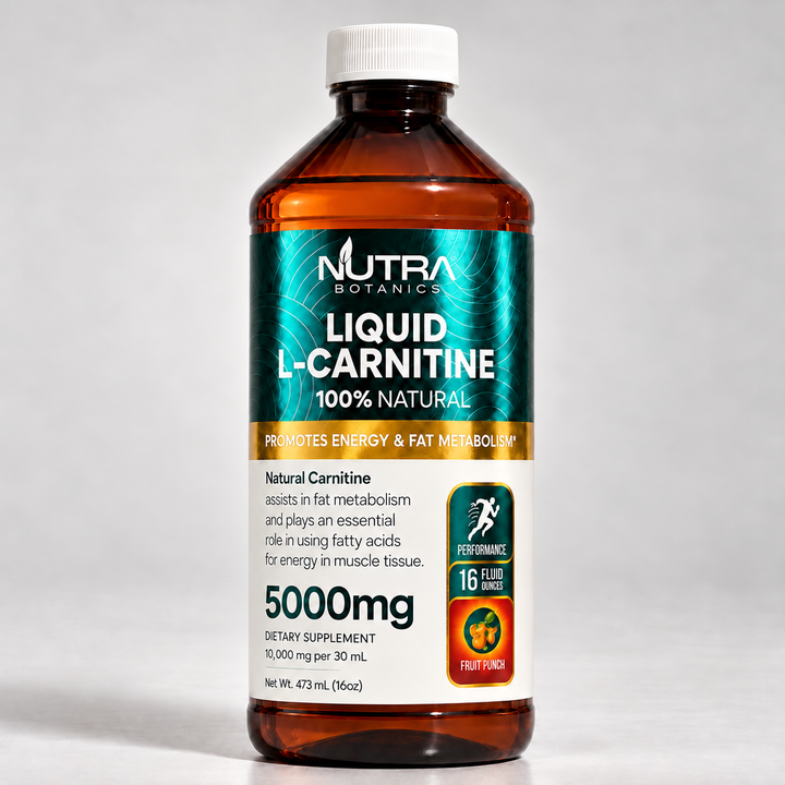Liquid L-Carnitine 5000mg amber bottle
