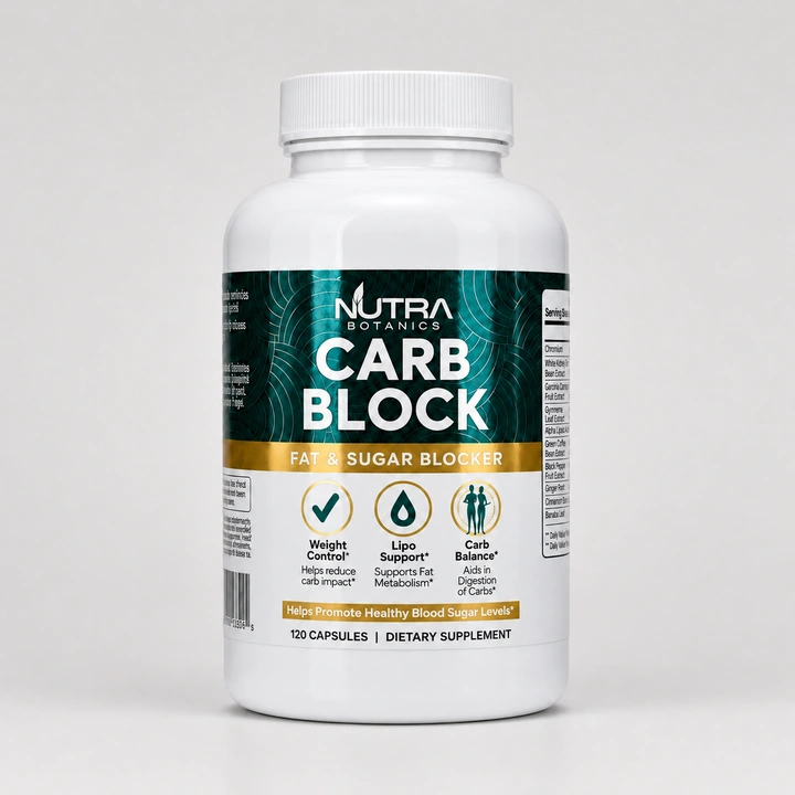 Carb Block 120 capsule bottle
